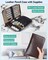 Blocky Gear Metal Mechanical Pencil Set in Leather Case, 29PCS Art Drafting Pencils 0.3, 0.5, 0.7, 0.9&2mm Lead Pencil with 330PCS Lead (HB 2H 4H 2B 4B 6B Color) For Writing Sketching Drawing
